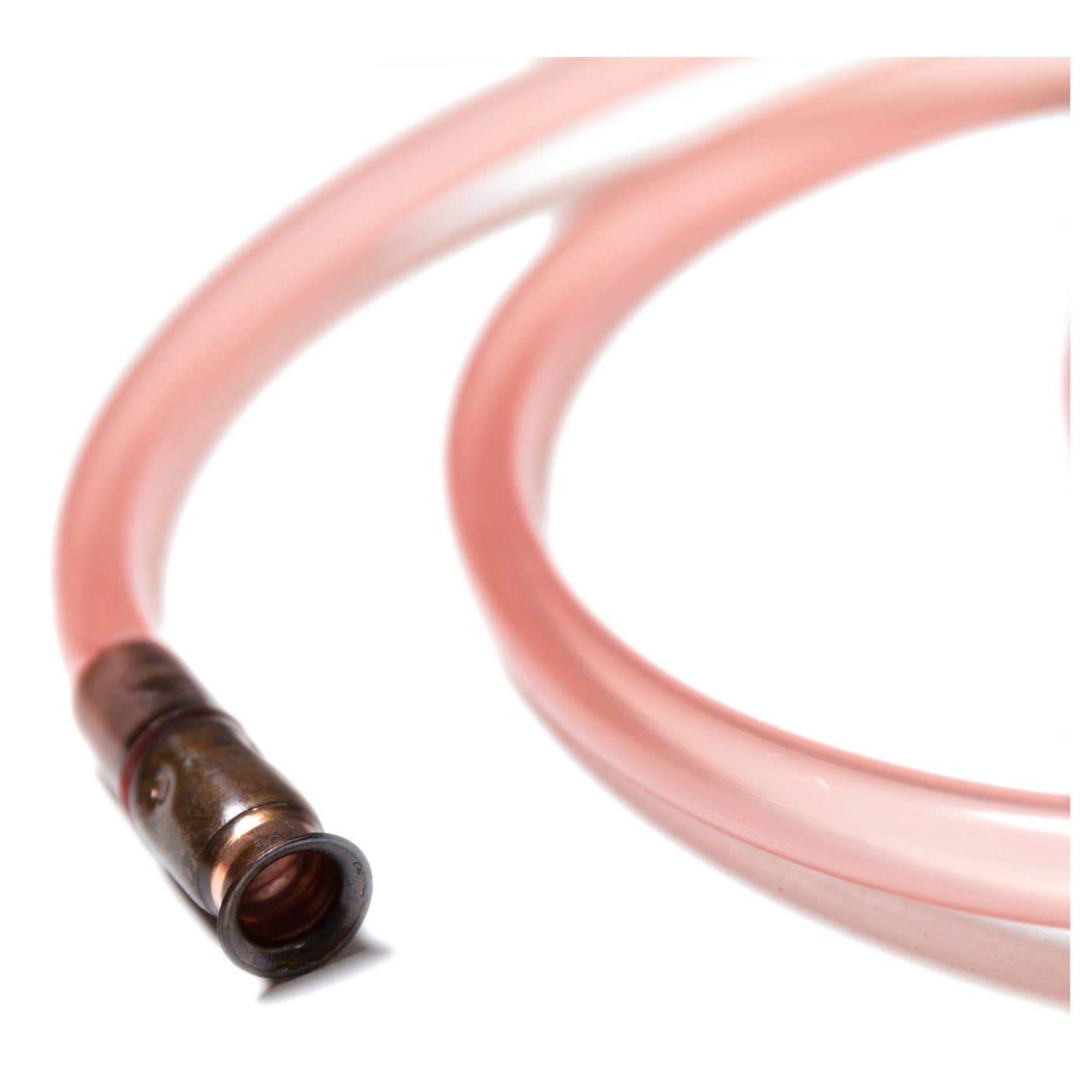 Close-up of the FlowPro Jr. — ½" ID × 8' Self-Priming Siphon jiggler nozzle
